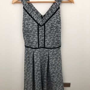 Black White Scuba Mossimo Dress